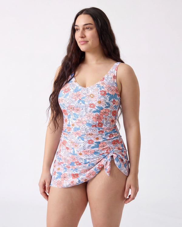 Rebeca | Vestido de baño moldeador 2 en 1
