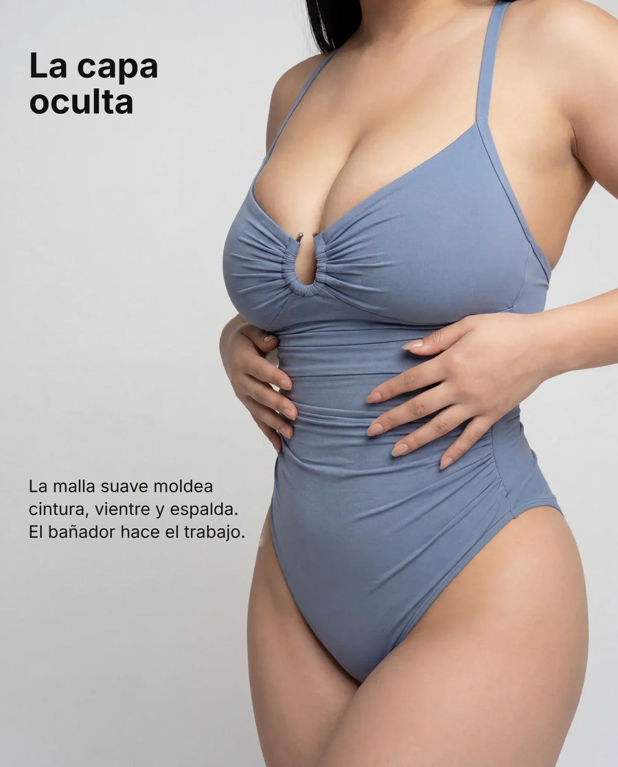 Cristina | Bañador moldeador con anilla en U