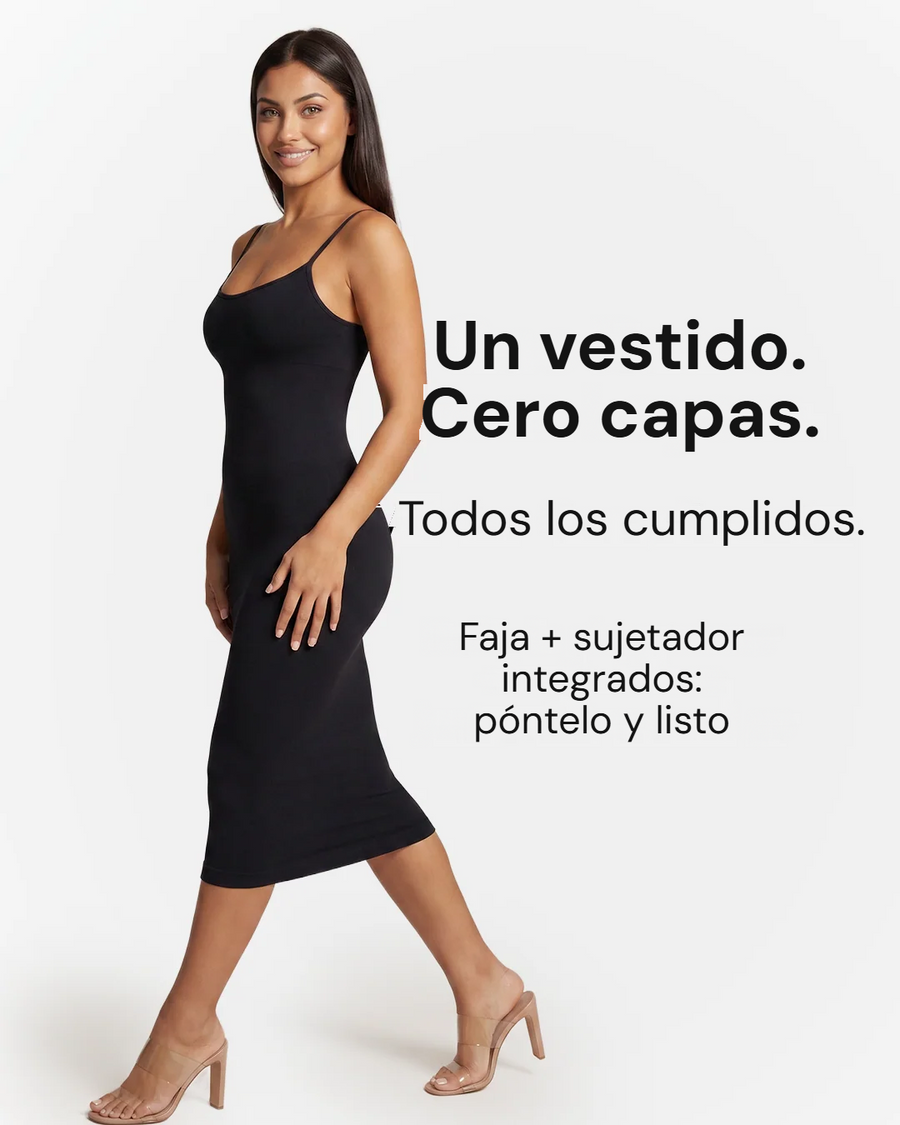 Noémi - un vestido, cero capas: faja y sujetador integrados