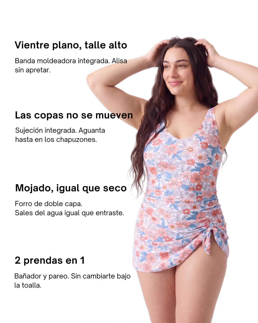Rebeca - beneficios del bañador moldeador