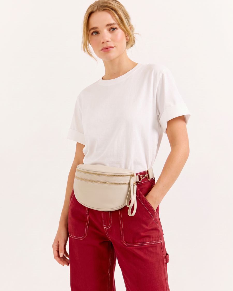 Julia | Bolso media luna con correa ancha