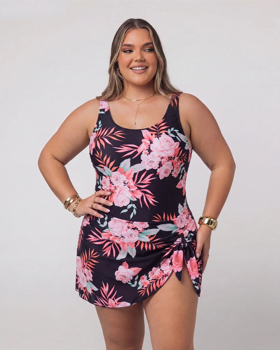 Rebeca | Vestido de baño moldeador 2 en 1