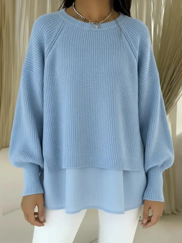 Cloe | Jersey efecto dos piezas