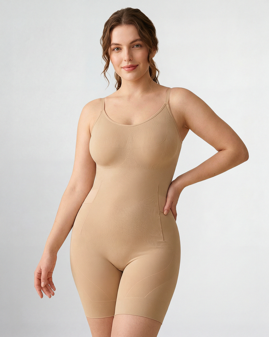 Natalia | Body moldeador integral con abertura trasera