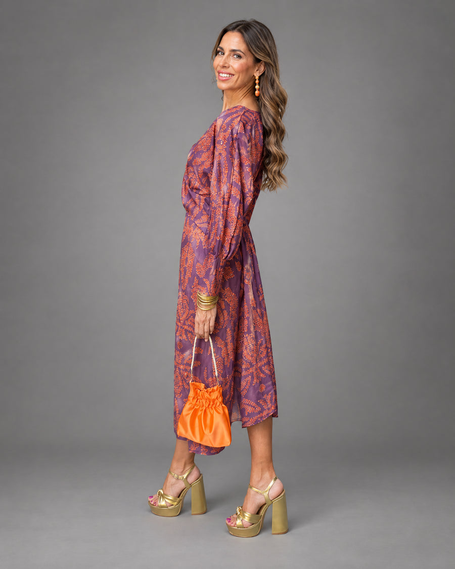 Isadora | Vestido midi estampado