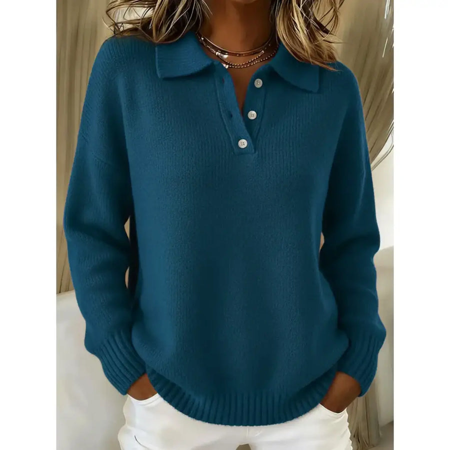 Jersey polo de punto suave para mujer – Marina, foto 2