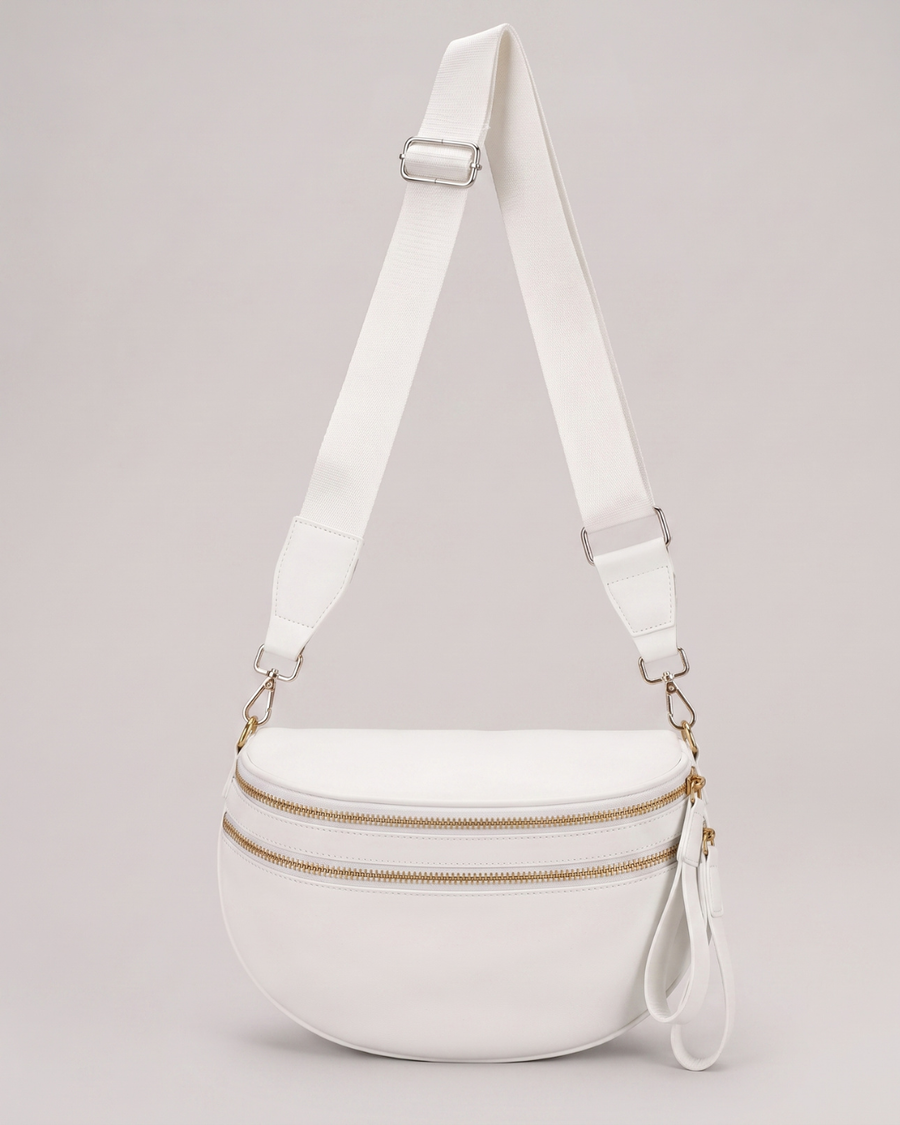 Julia | Bolso media luna con correa ancha