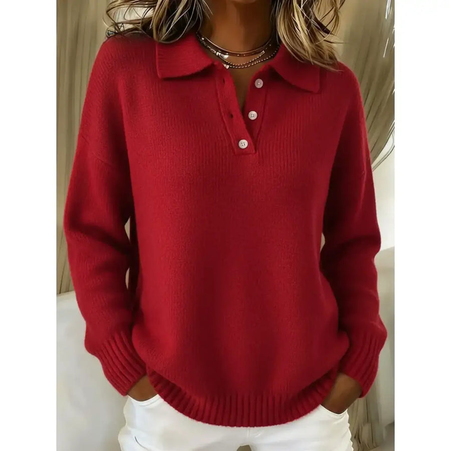 Jersey polo de punto suave para mujer – Marina, foto 3