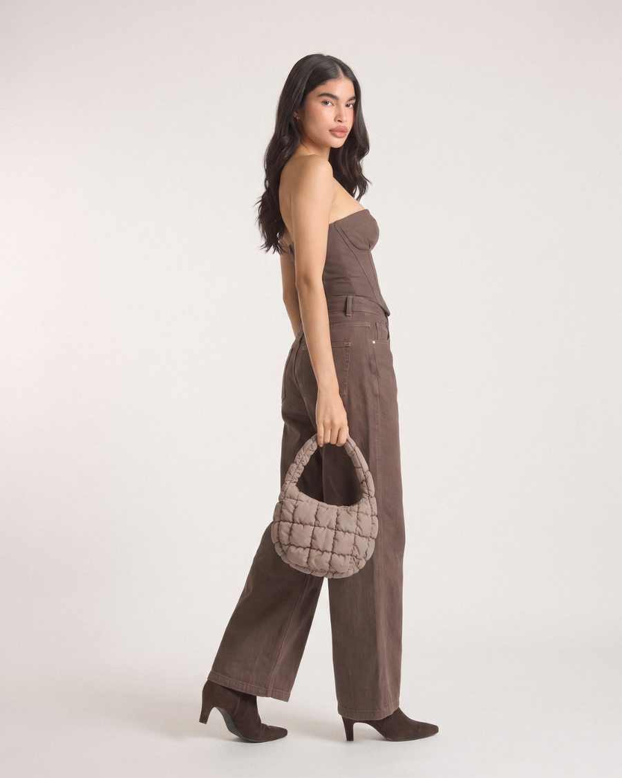Mini bolso acolchado en forma de nube – Clara