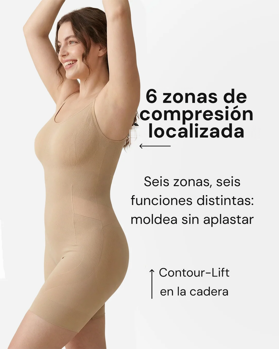 Natalia - body moldeador: 6 zonas de compresión localizada