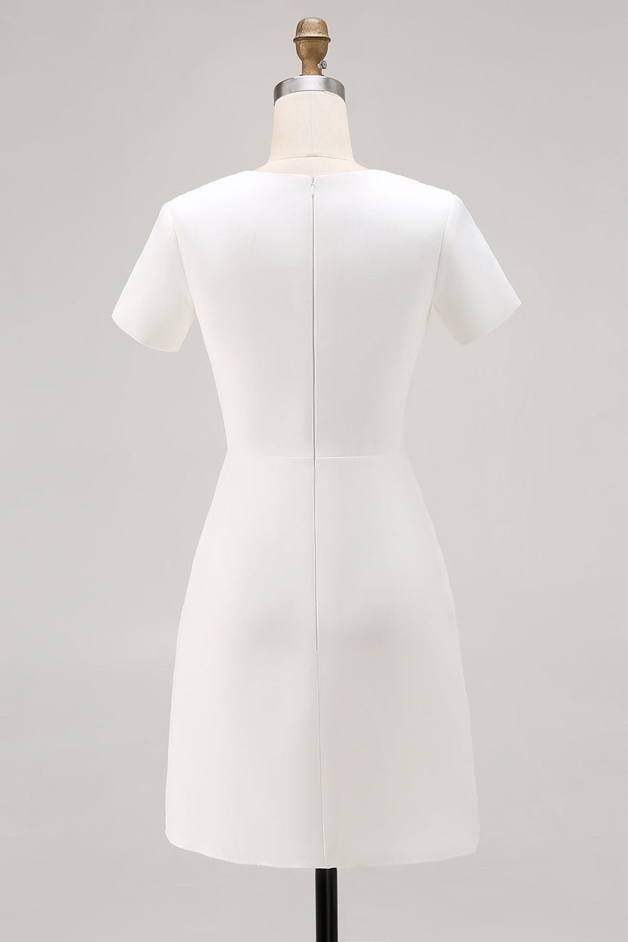 Lucía | Vestido corto plisado de manga corta