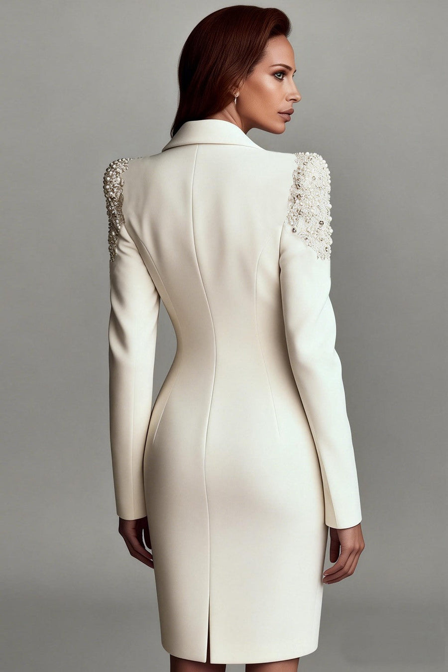 Vestido blazer con cuello chal – Clara, foto 2