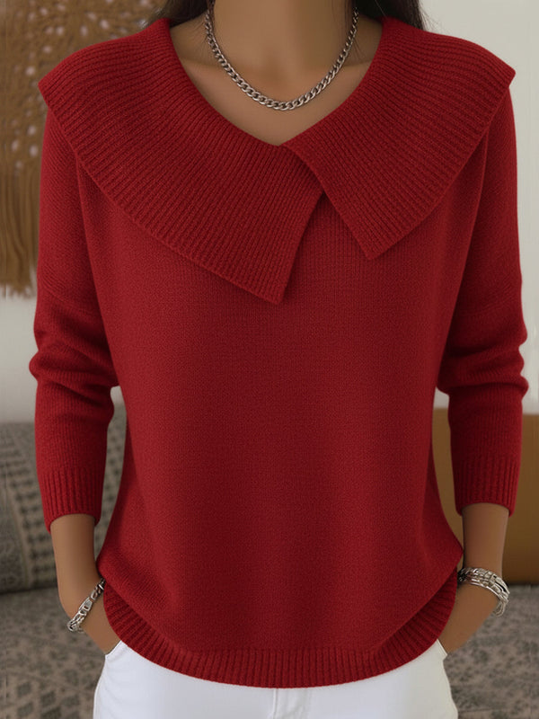 Elisa | Jersey de cuello vuelto