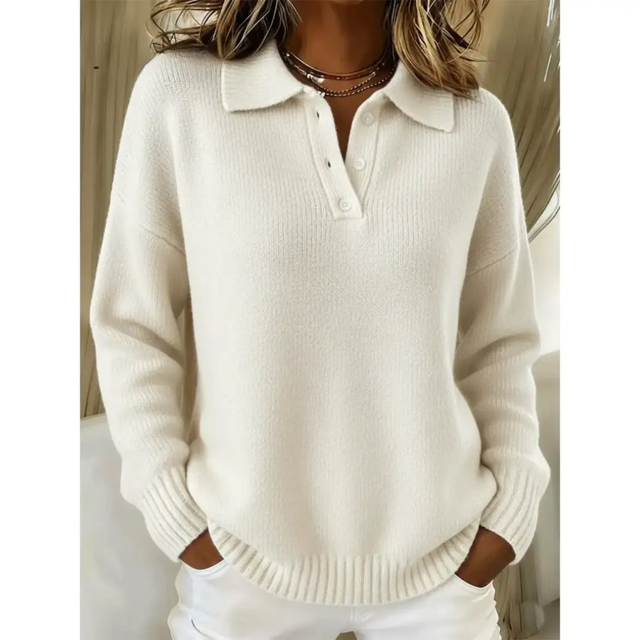 Jersey polo de punto suave para mujer – Marina, foto 4