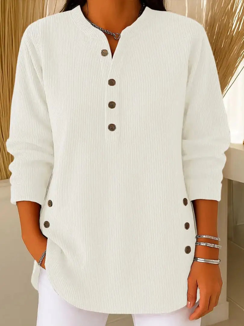 Nieves | Túnica henley con botones