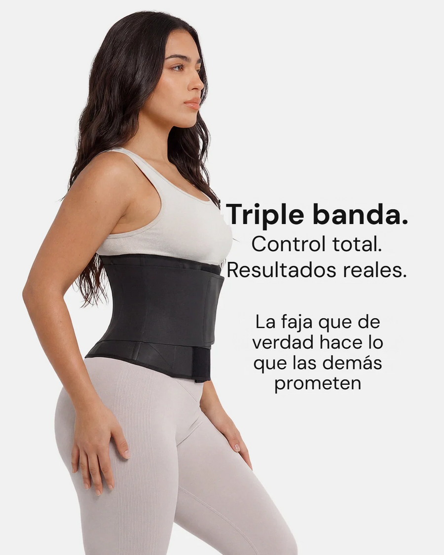 Fátima - faja reductora: triple banda, control total, resultados reales