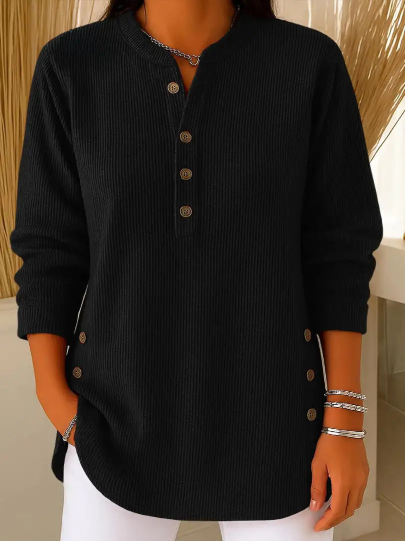 Nieves | Túnica henley con botones