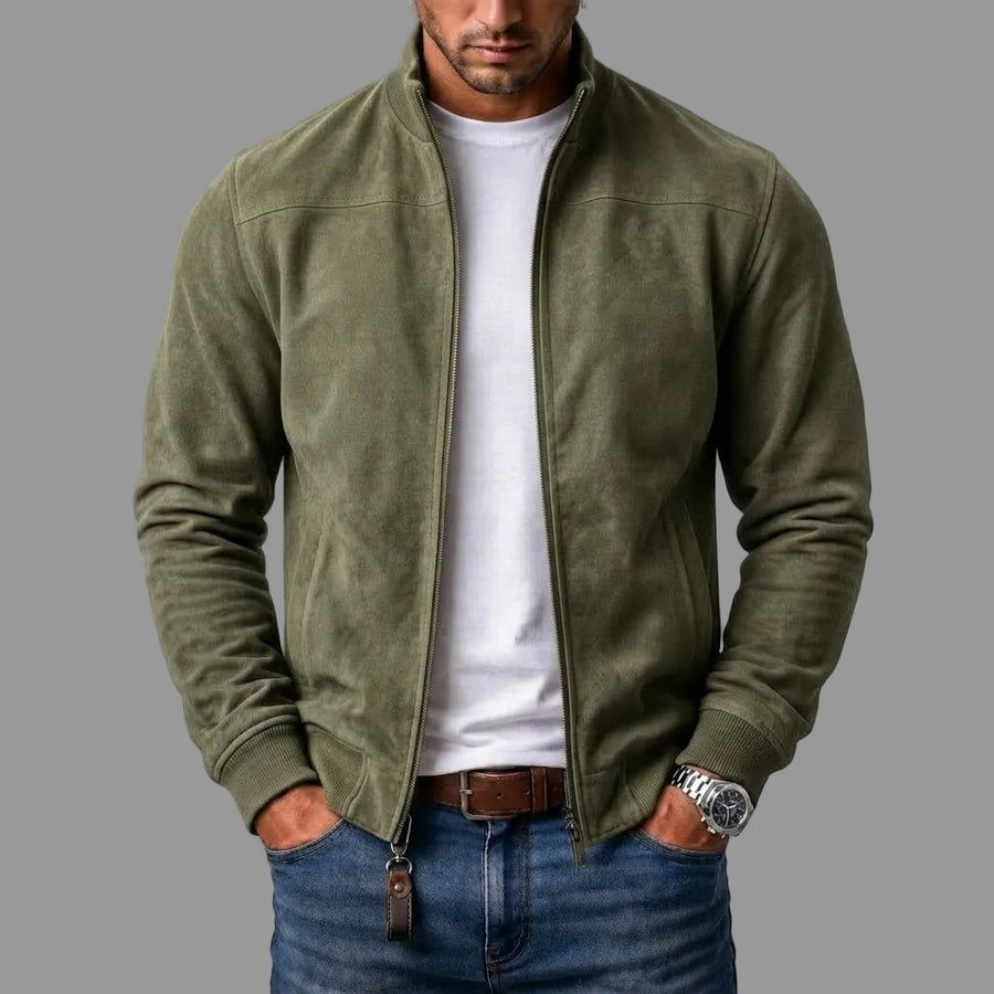 Varel | Cazadora bomber de ante
