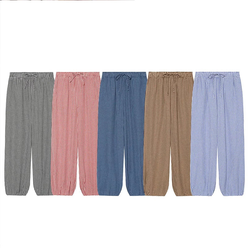Paula | Pantalón de cuadros de tiro alto