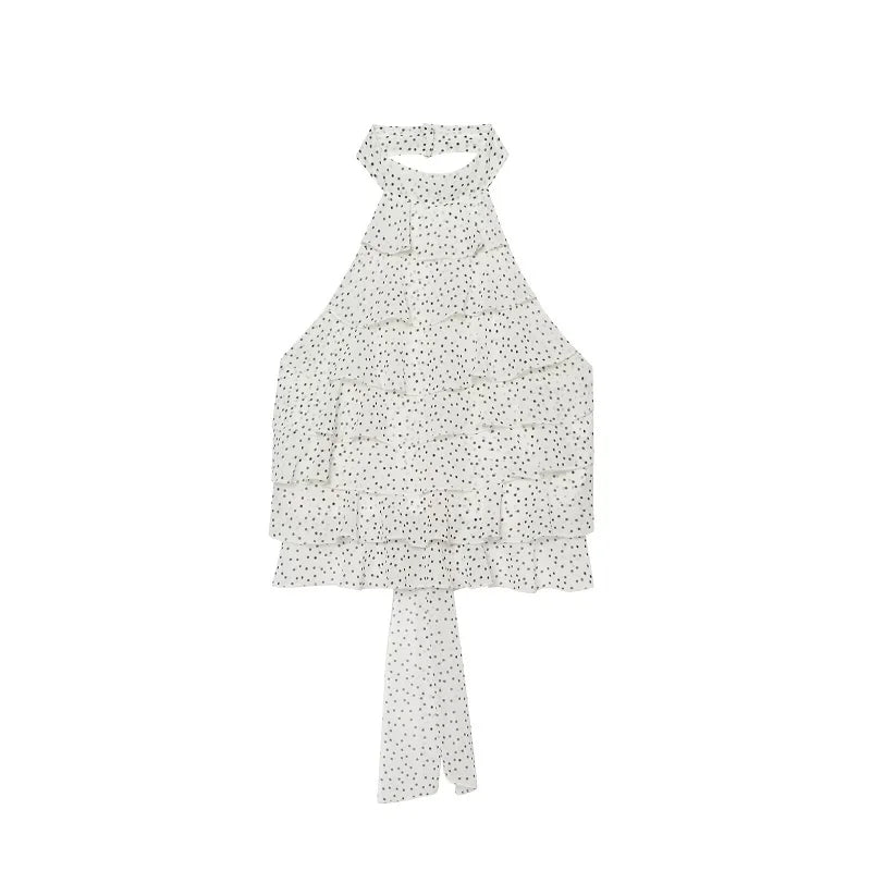 Lola | Top halter con volantes