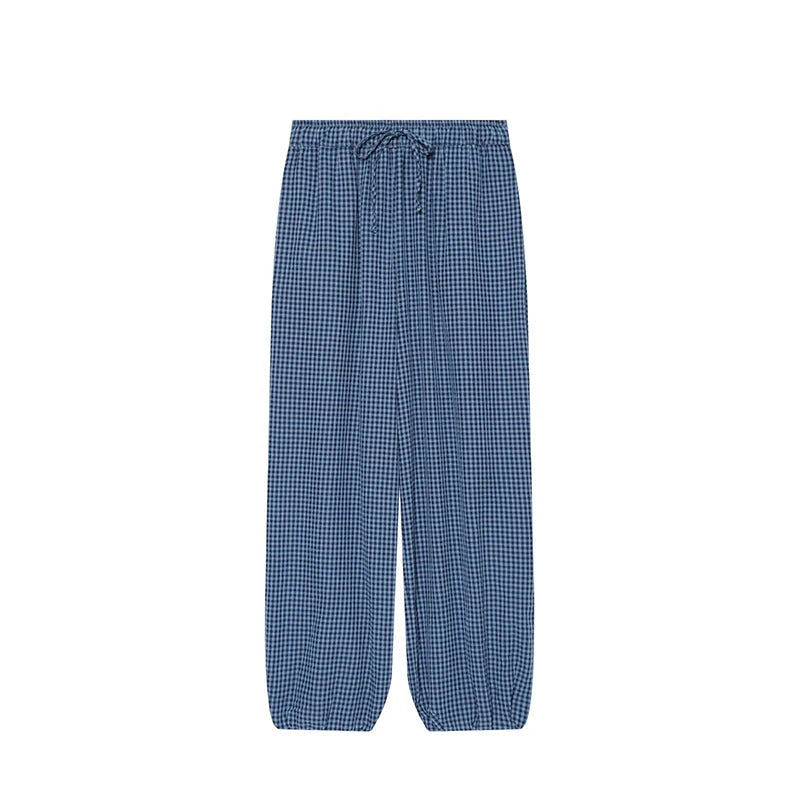 Paula | Pantalón de cuadros de tiro alto