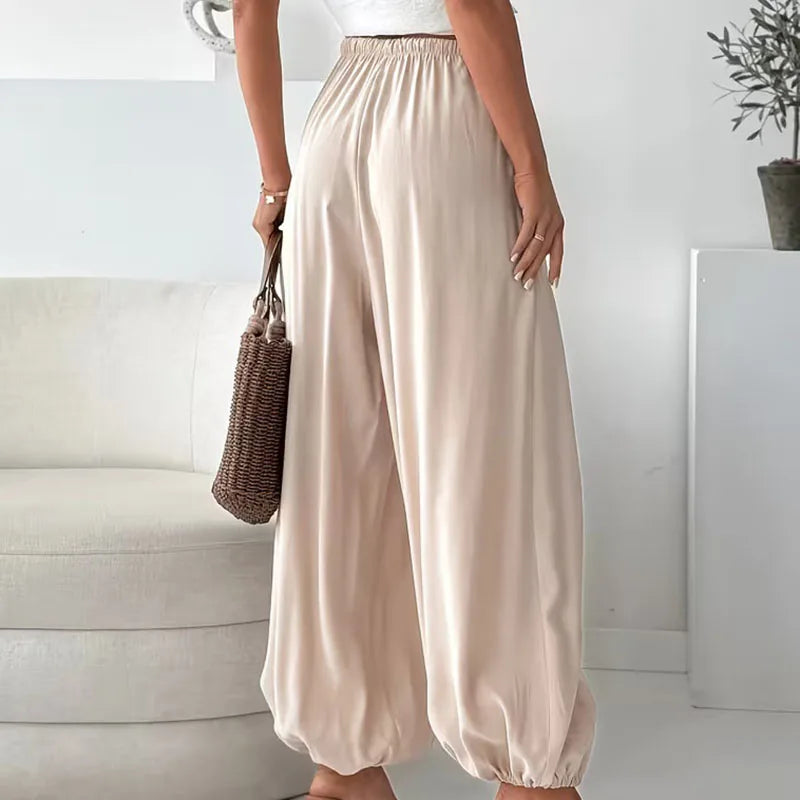 Sara | Pantalón recto de rayas
