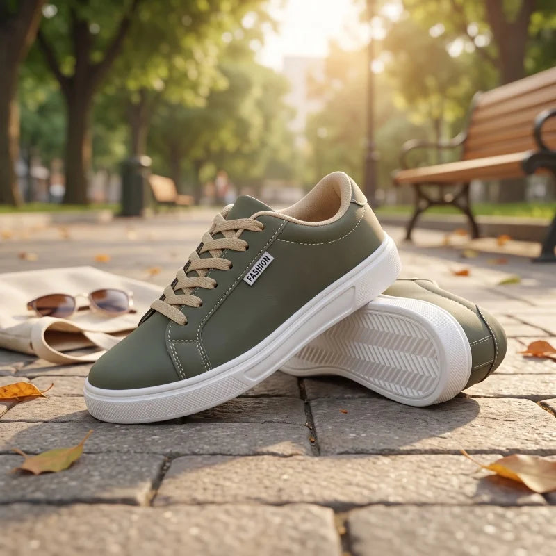Zapatilla urbana minimalista de suela gruesa – Abril, foto 2