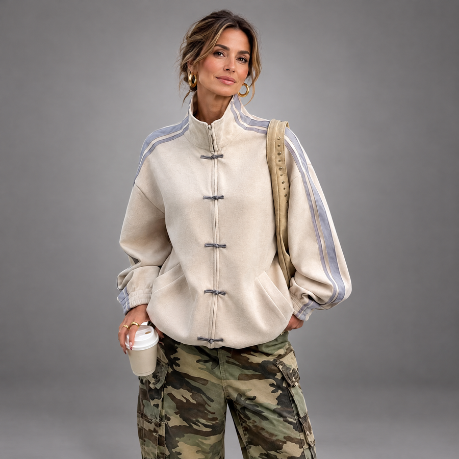 Aitana | Chaqueta con botones de rana