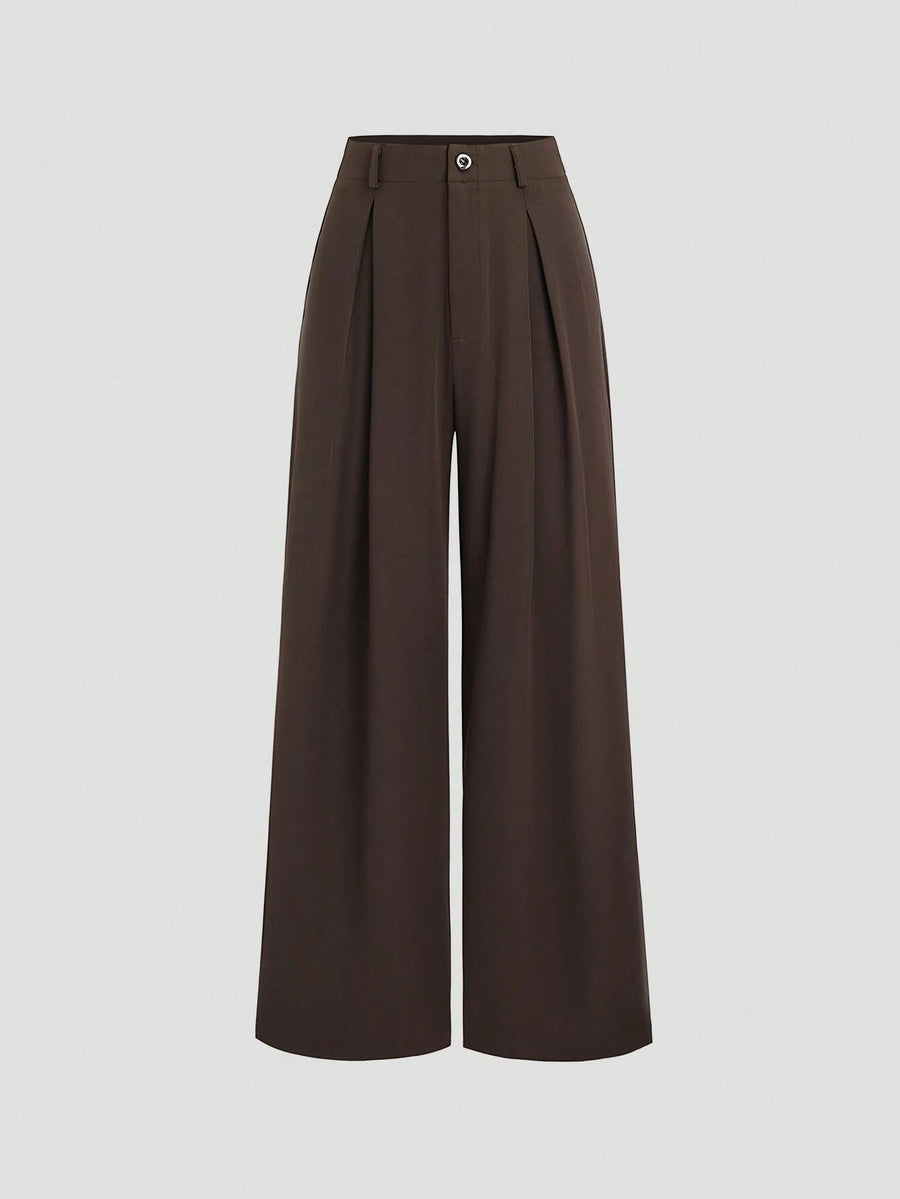 Pantalón de pierna ancha de tiro alto para mujer – Irene, foto 2