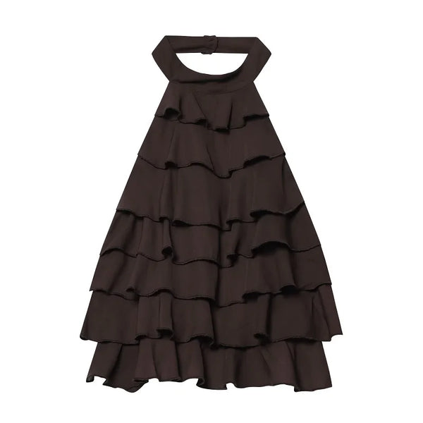 Lola | Top halter con volantes