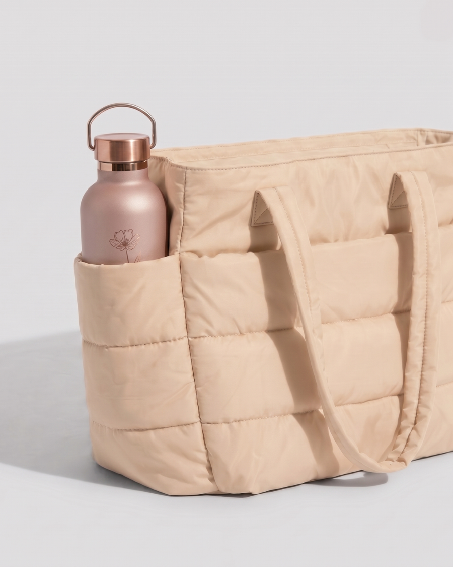 Isabel | Bolso acolchado ligero con bolsillo para portátil