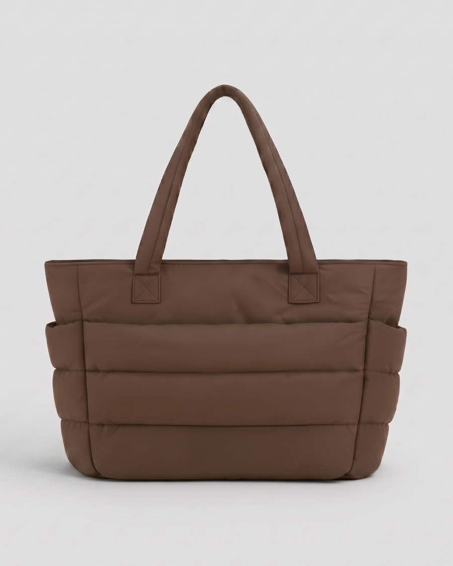 Isabel | Bolso acolchado ligero con bolsillo para portátil