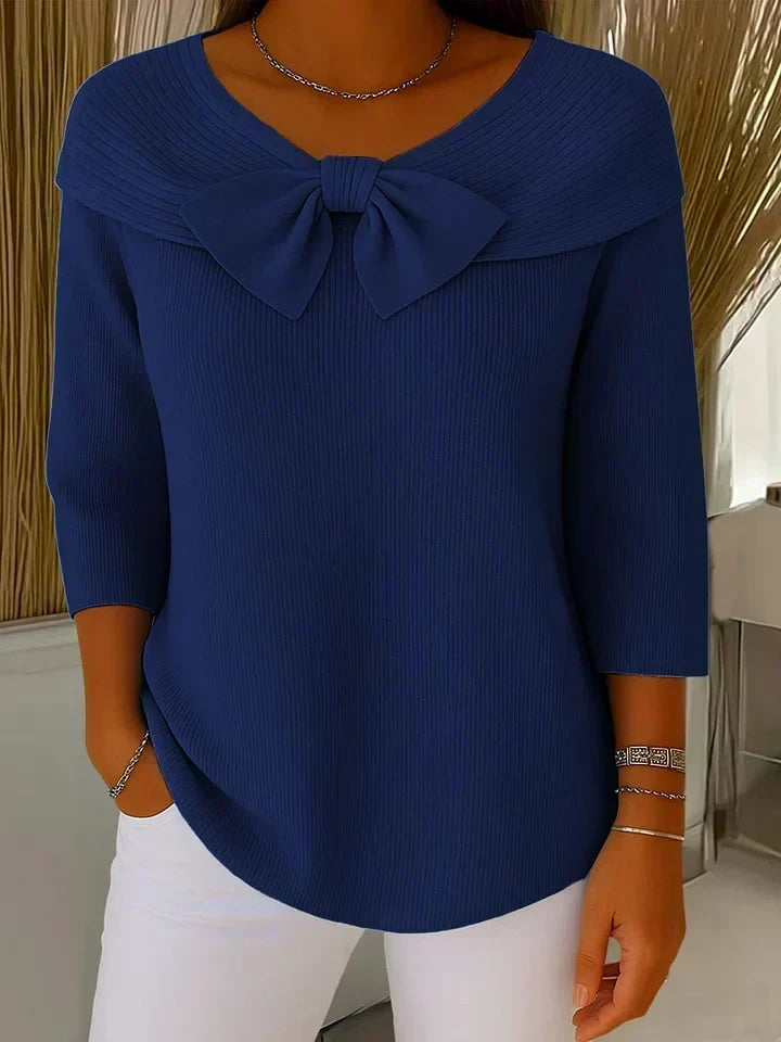 Lina | Jersey con lazo en el cuello