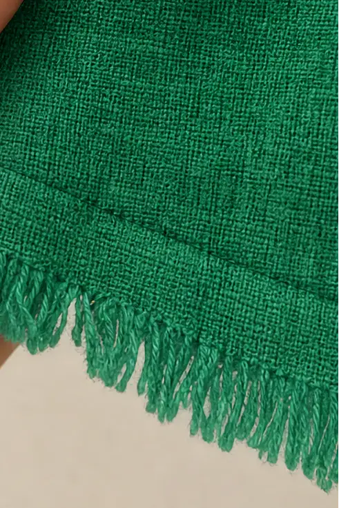 Frida | Jersey de cuello redondo con flecos