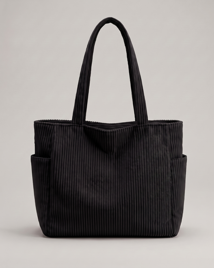 Nuria | Bolso de pana con bolsillos