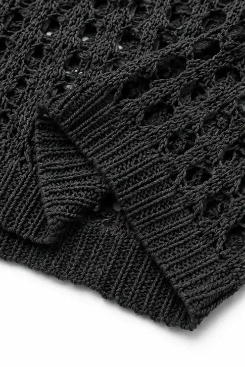 Jersey calado oversize de hombros descubiertos – Iris, foto 14