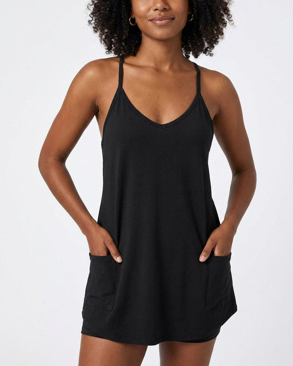 Ángela | Vestido deportivo 2 en 1 con short interior