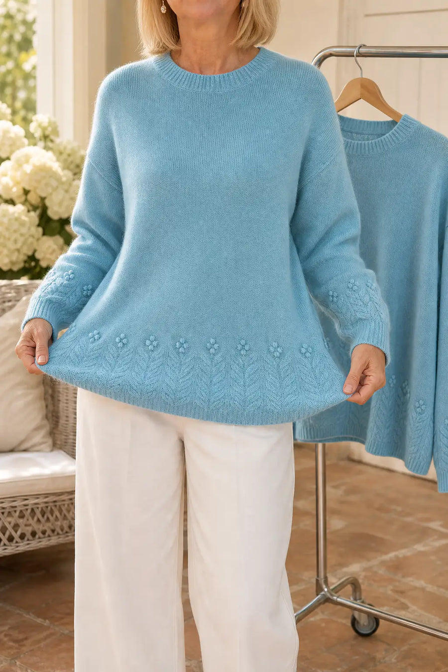 Candela | Jersey de ochos con cuello redondo