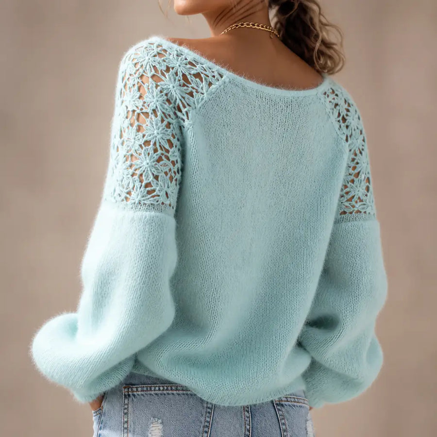 Adela | Jersey de punto con encaje