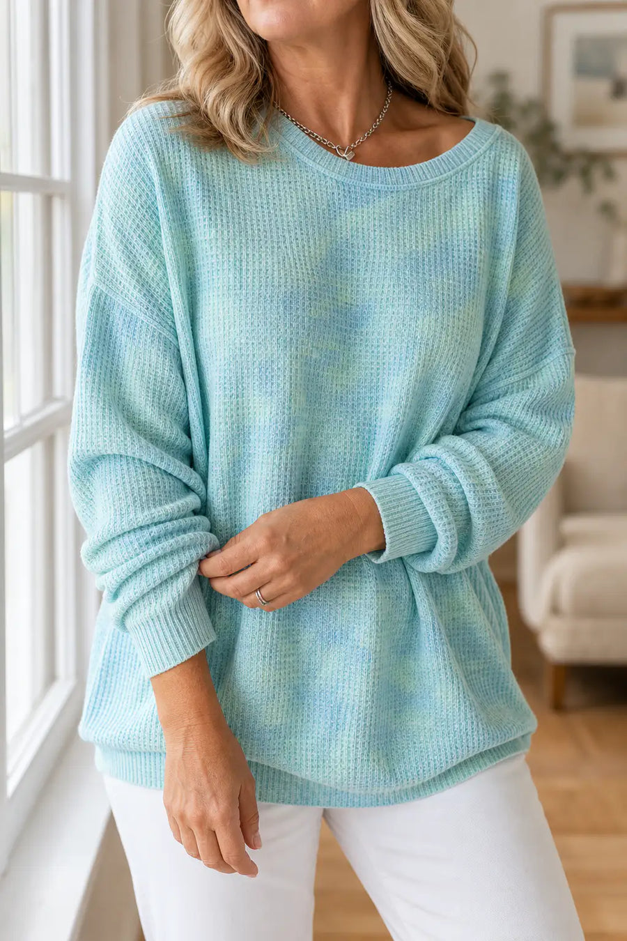 Lidia | Jersey oversize de punto acanalado