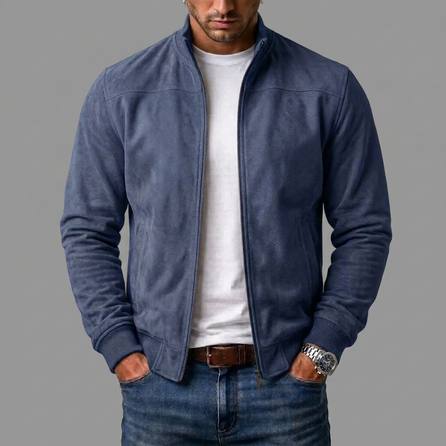Varel | Cazadora bomber de ante