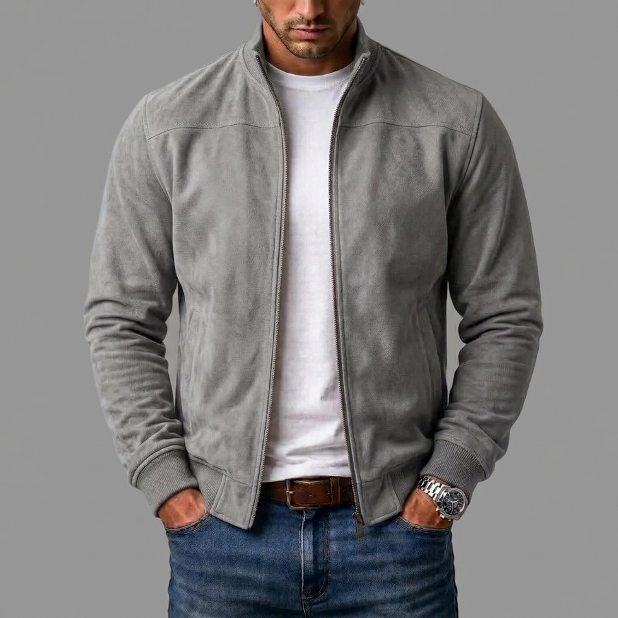 Varel | Cazadora bomber de ante