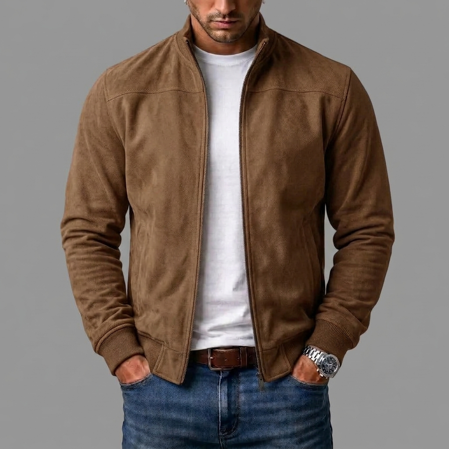 Varel | Cazadora bomber de ante