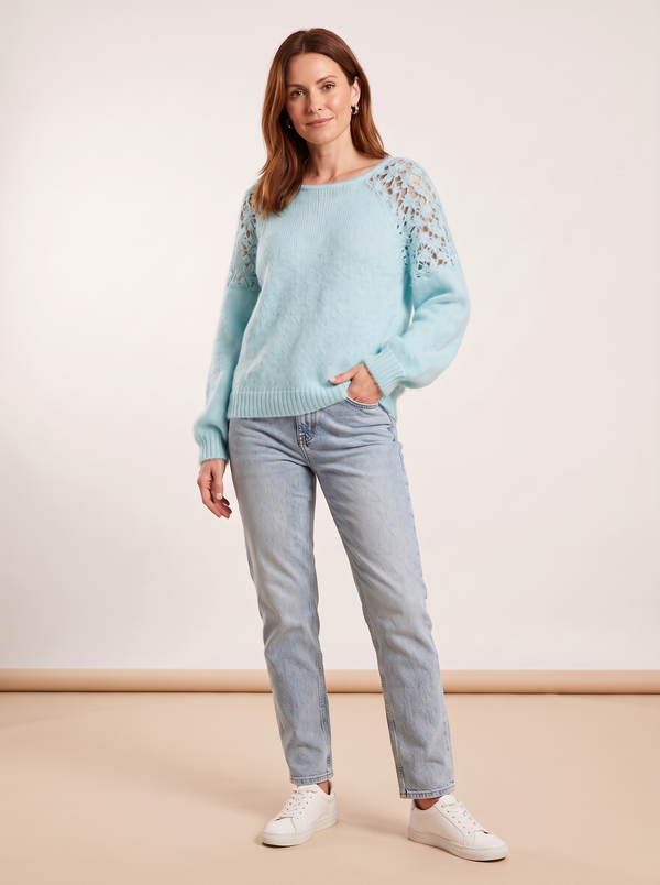Adela | Jersey de punto con encaje