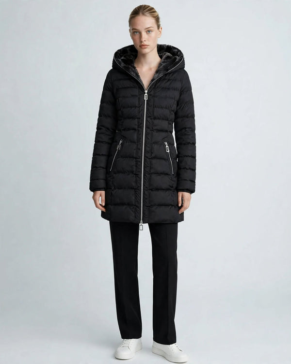 Greta | Abrigo acolchado con capucha
