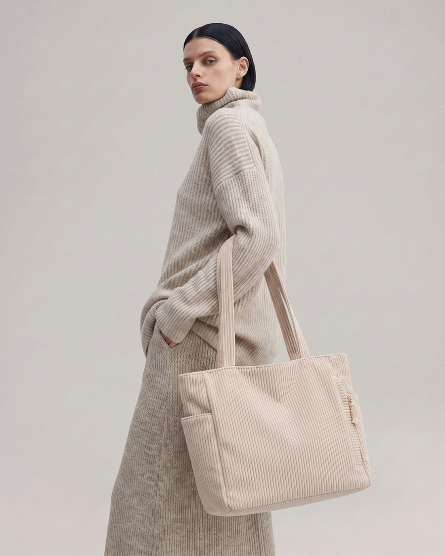 Bolso de pana grande con bolsillos – Nuria, foto 2
