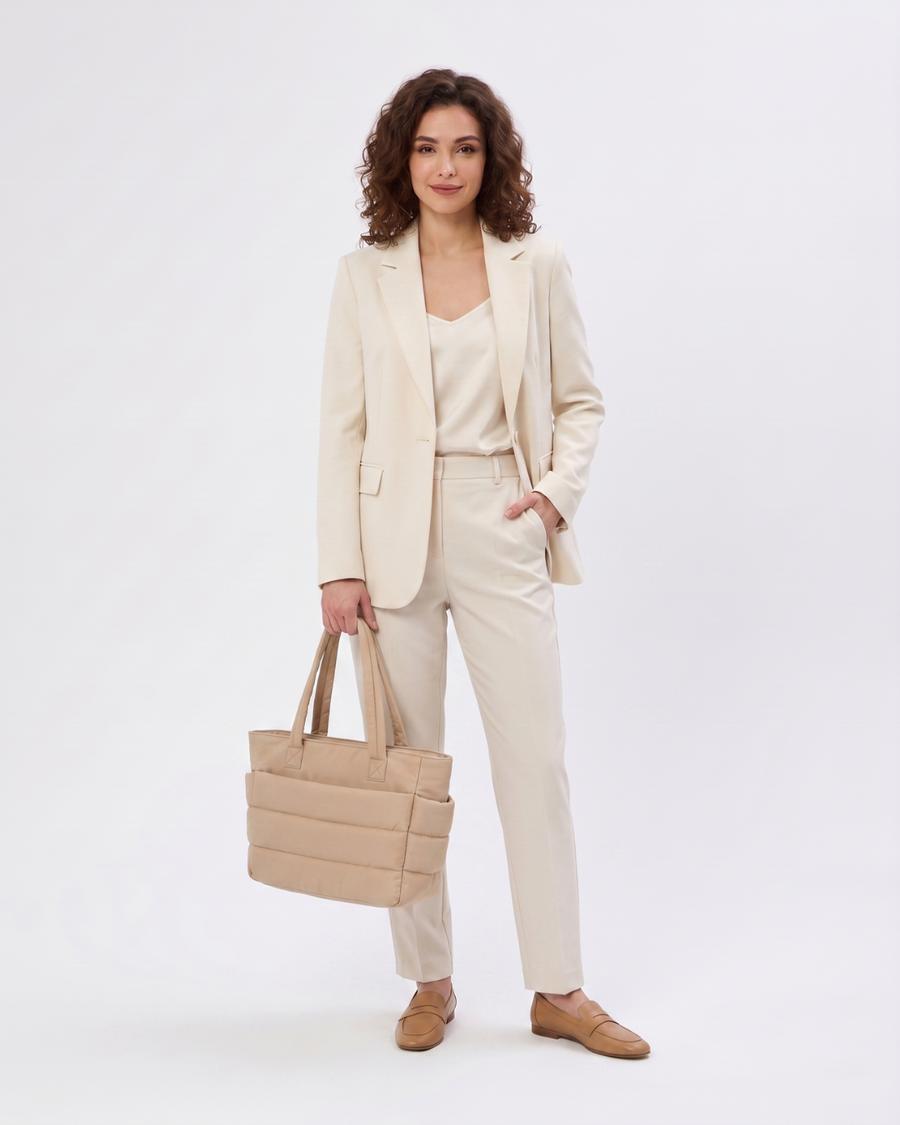Isabel | Bolso acolchado ligero con bolsillo para portátil