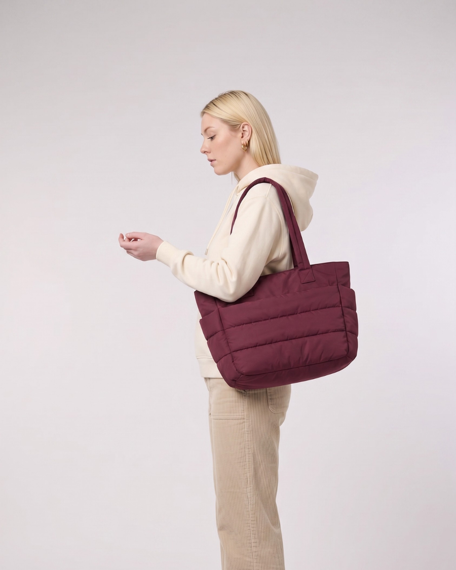 Isabel | Bolso acolchado ligero con bolsillo para portátil