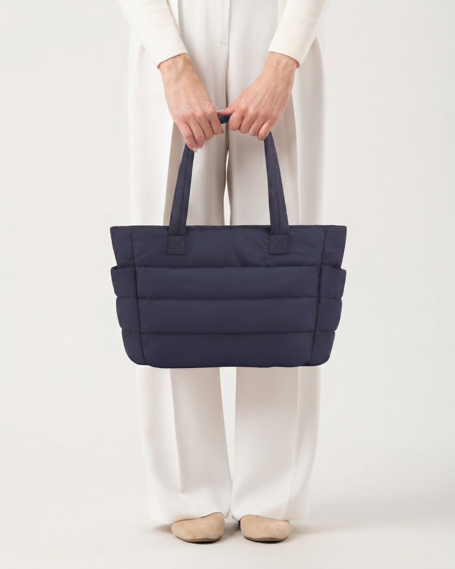 Isabel | Bolso acolchado ligero con bolsillo para portátil