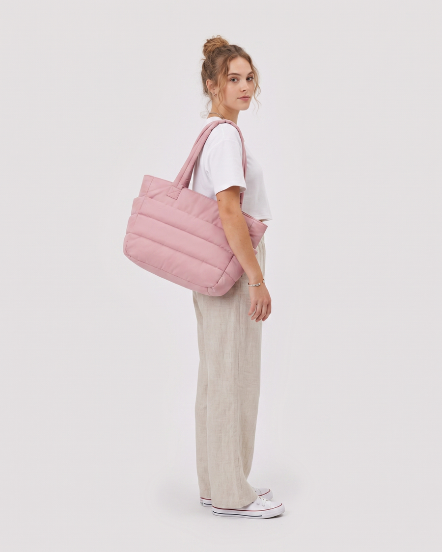 Isabel | Bolso acolchado ligero con bolsillo para portátil